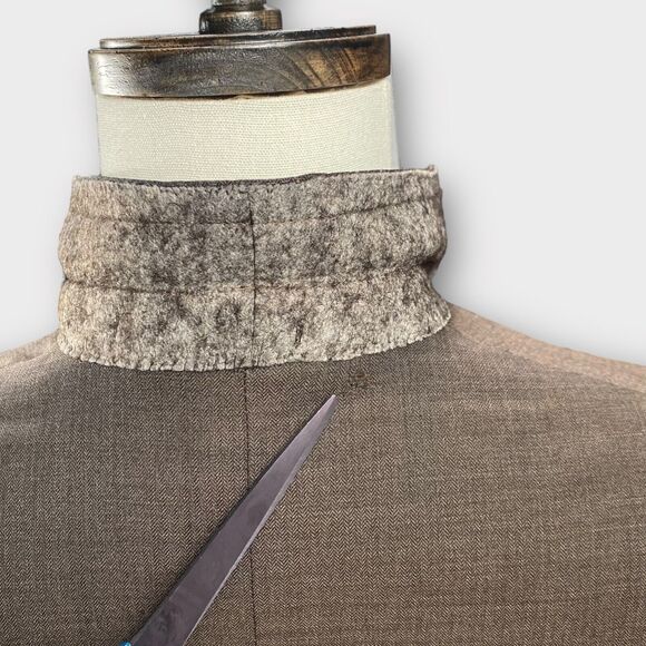 Ermenegildo Zegna Neiman Marcus Blazer Mens 42R 'Traveller' Brown Herringbone - Picture 11 of 12